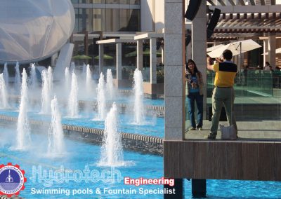 Ferrari World Cascade Jets Water Feature