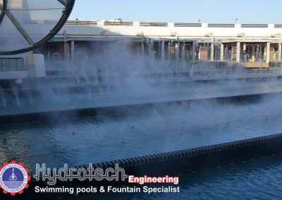 Ferrari World Cascade Jets Water Feature