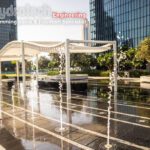 One Zabeel Towers Dry Deck Fountain