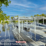 One Zabeel Towers Dry Deck Fountain