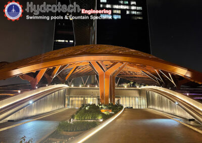 One Zabeel Main Entrance Fountain